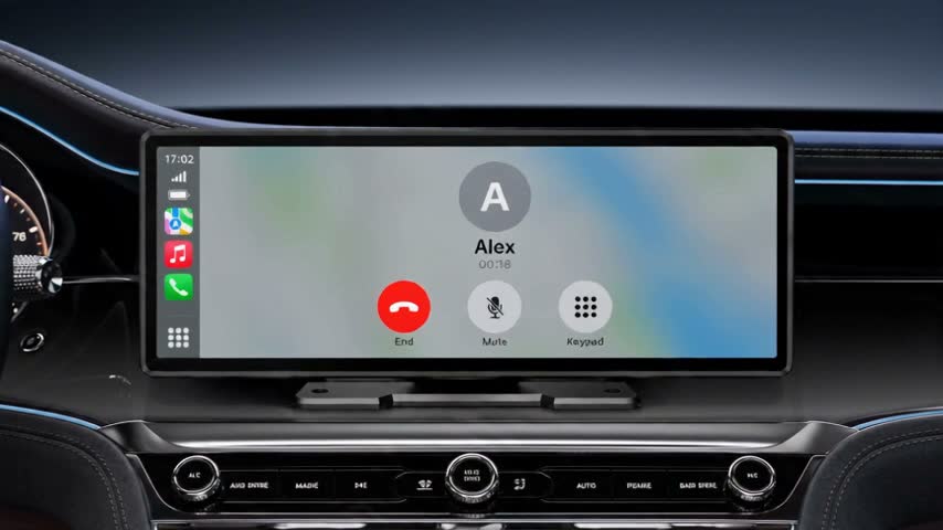 Maps, music and calls, on one screen.