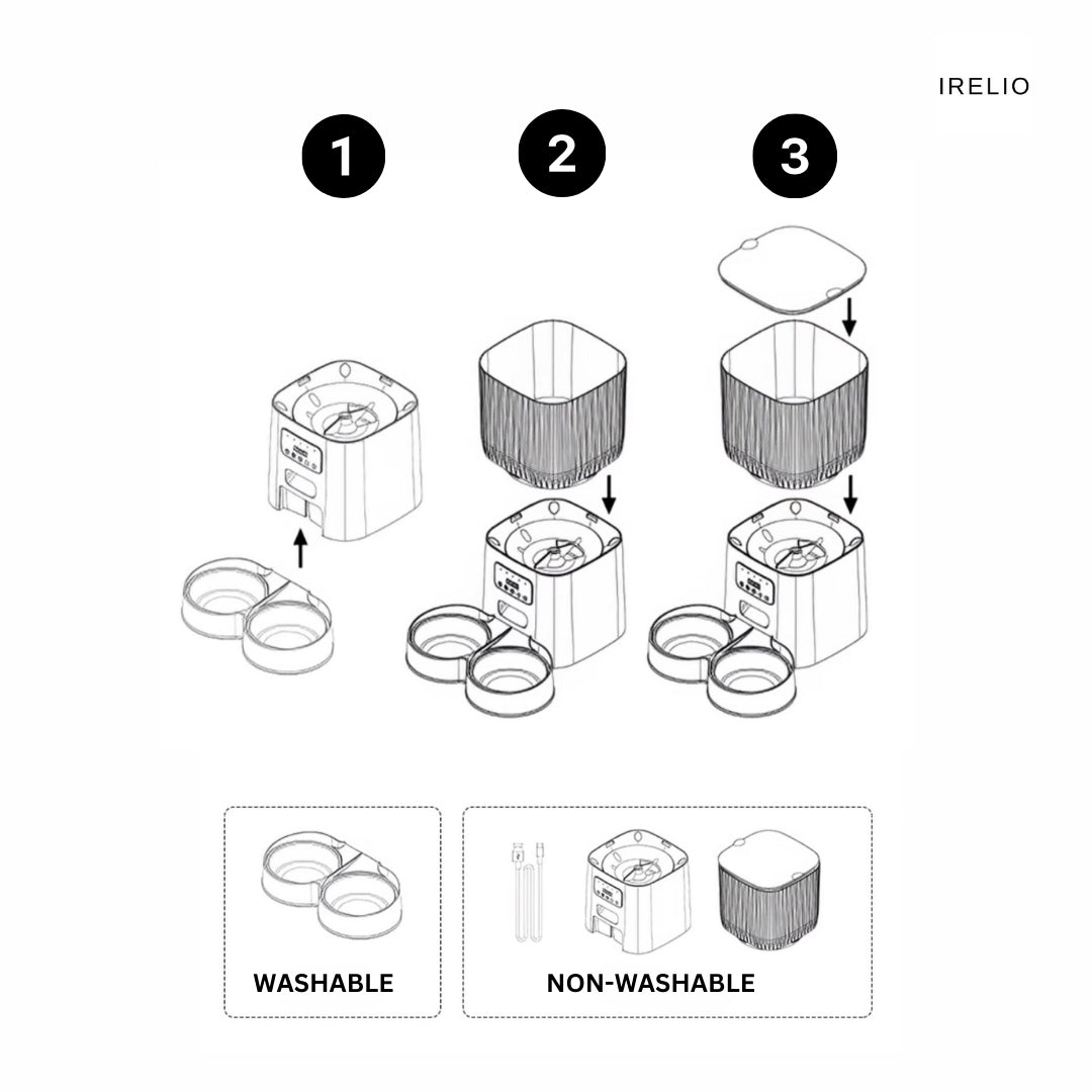 IRELIO™ Smart Automatic Pet Feeder 2.0