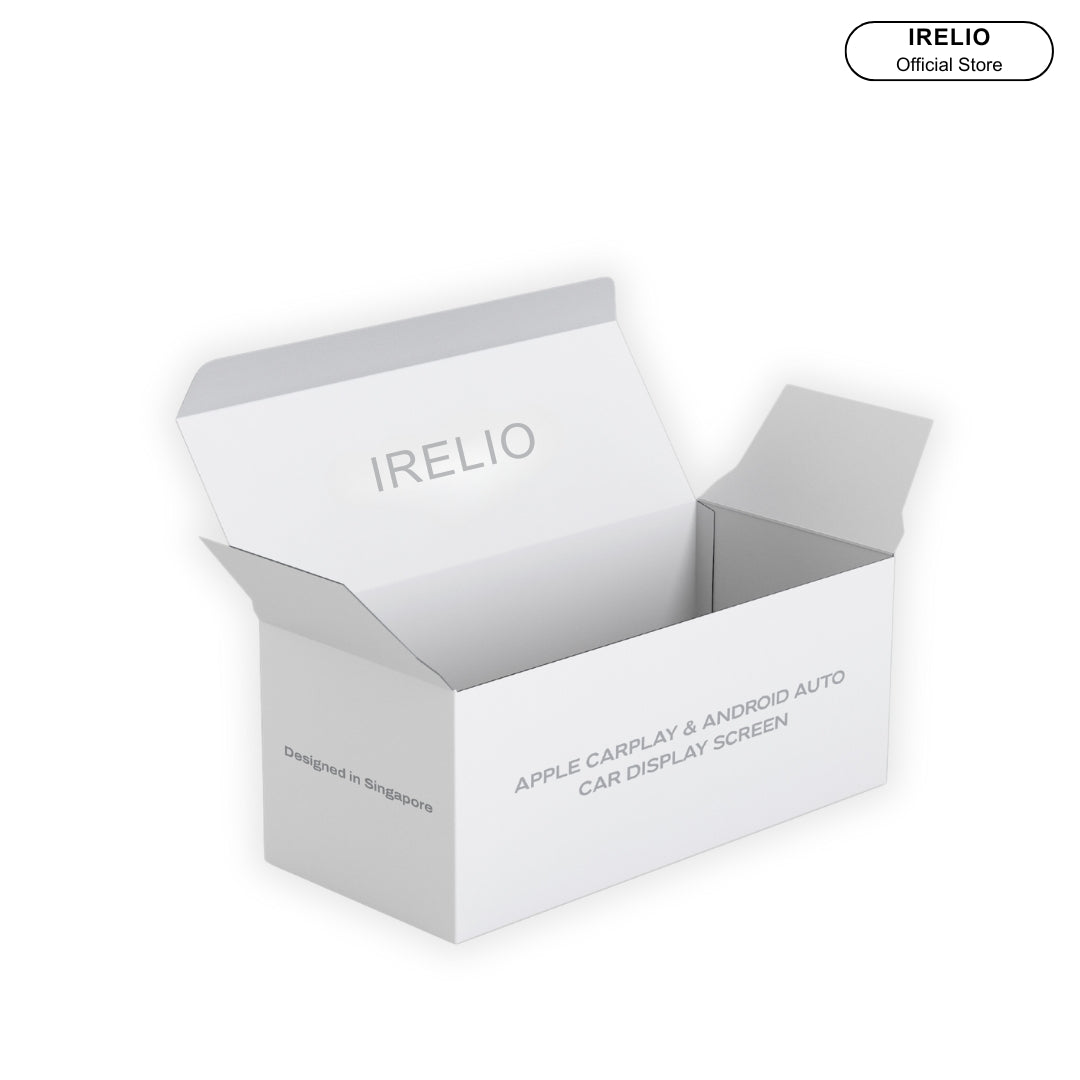 IRELIO™ Apple Carplay & Android Auto Car Display Screen with Integrated Dashcam