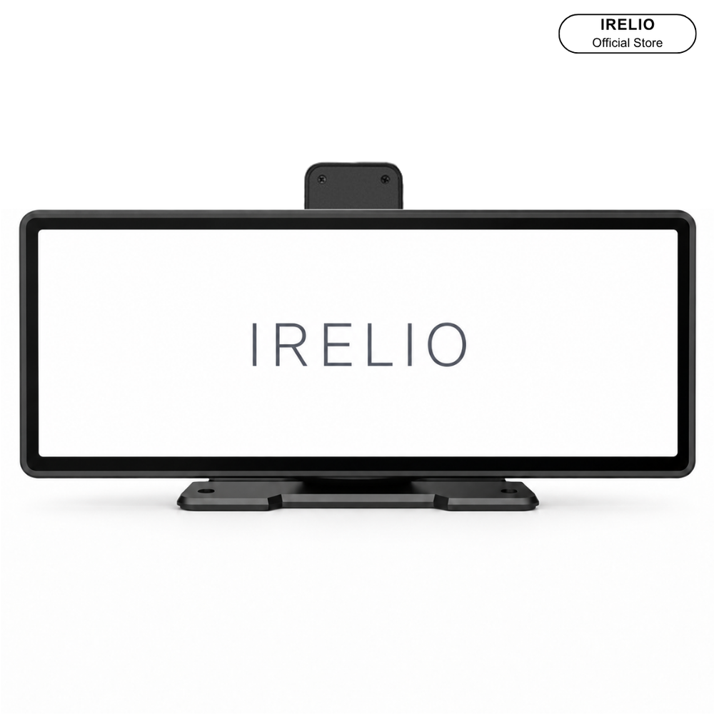 IRELIO™ Apple Carplay & Android Auto Car Display Screen with Integrated Dashcam