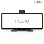IRELIO CarPlay screen with integrated dashcam, front view on stand
