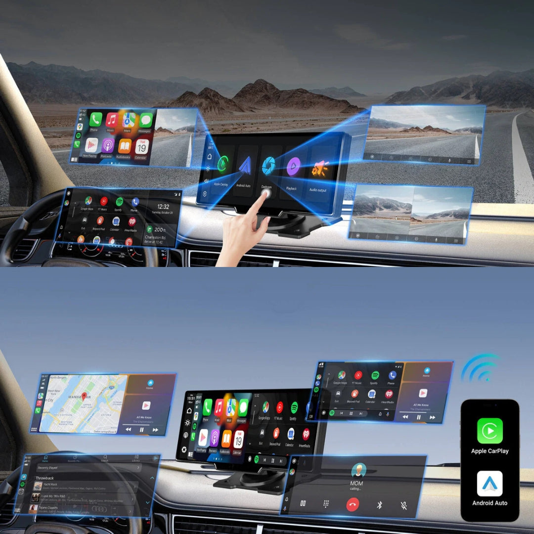 Android Car Screen Installer IRELIO™ Apple Carplay & Android Auto Car Display Screen